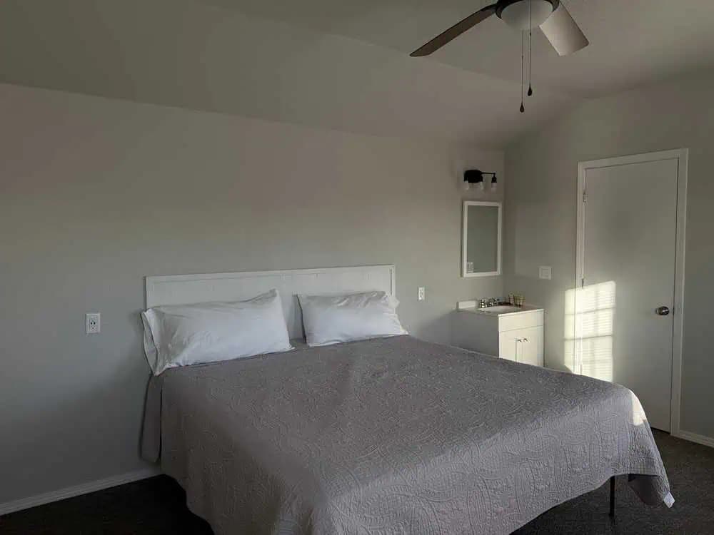 Lakehouse cabin interior