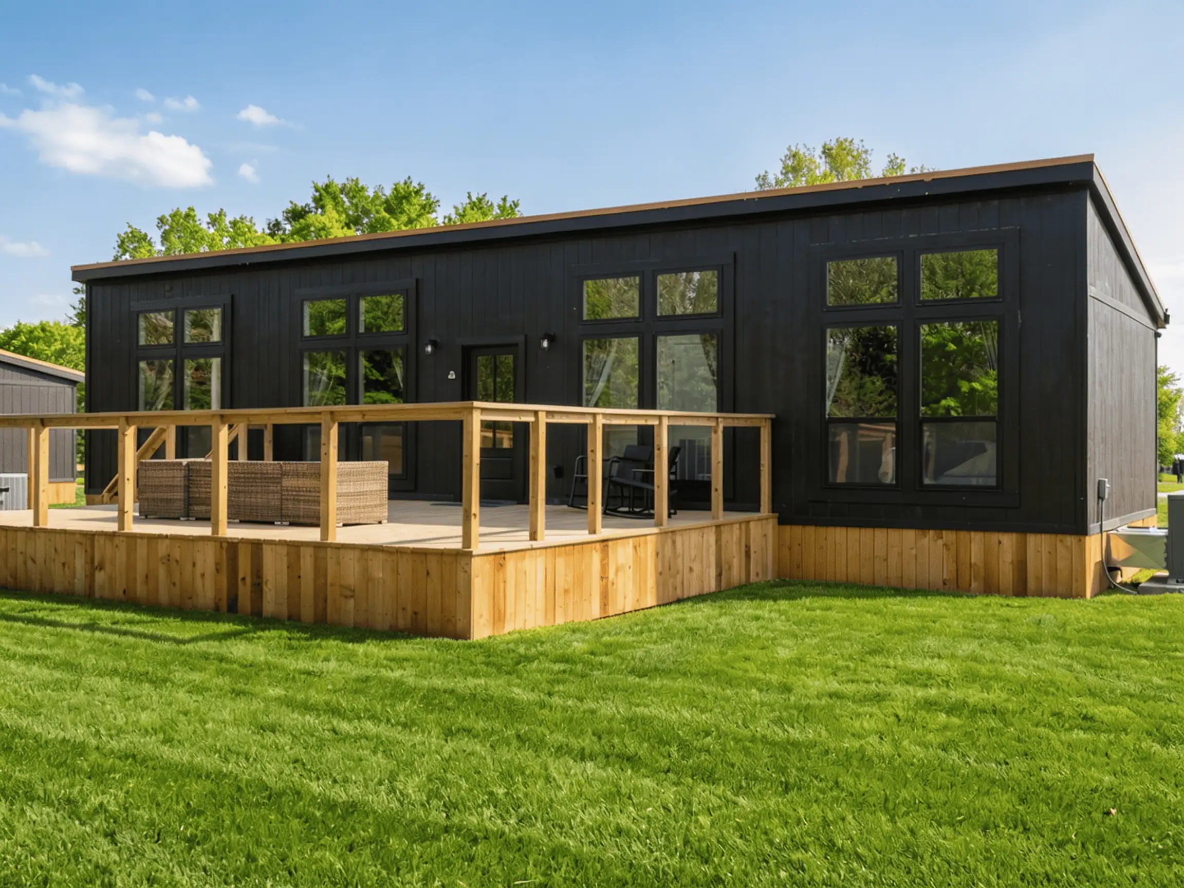 Family cabin exterior